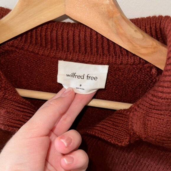 Aritzia (Wilfred) Zosia Collared Sweater - Picture 3 of 4